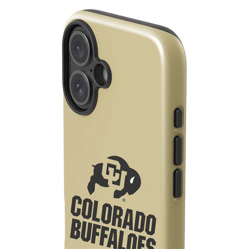 University of Colorado CU Collegiate Text iPhone 16 Plus Impact Case